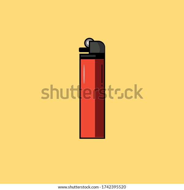 Vector Lighters Minimalist Modern Design Simple Stock Vector (Royalty ...