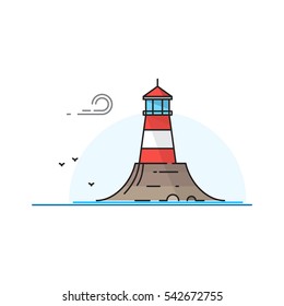 Cartoon Lighthouse Images, Stock Photos & Vectors | Shutterstock