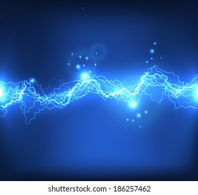 Vector lightning background. Vector eps10