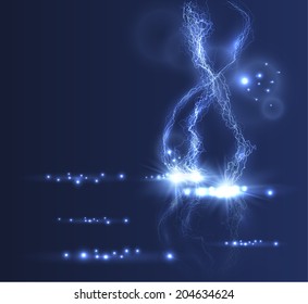 Vector lightning background. Eps10