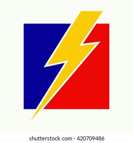 Vector Of Lightning Bold Logo, Lightning Bold Symbol Or Icon