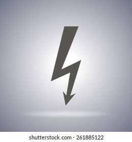 Vector lightning icon