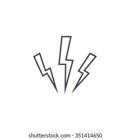 Vector Lightning Icon