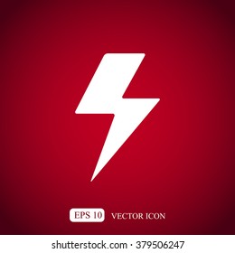Vector lightning icon