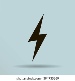 Vector lightning icon