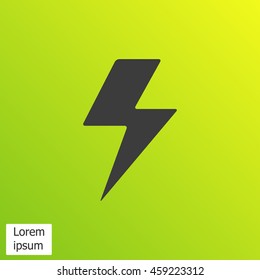 Vector lightning icon
