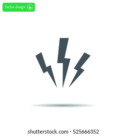 Vector Lightning Icon