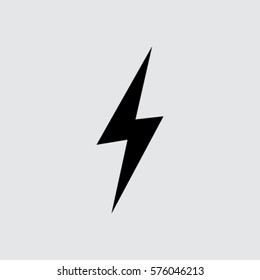 Vector lightning icon