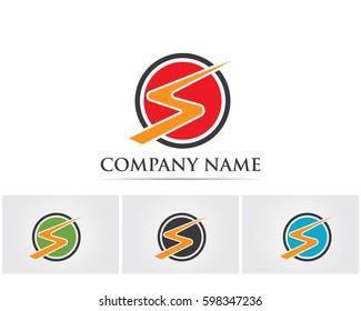 Vector lightning icon