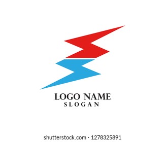 Vector - Vector lightning icon logo and symbols