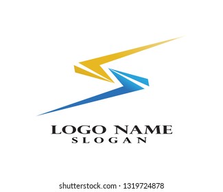 Vector - Vector lightning icon logo and symbols

