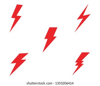 Vector - Vector lightning icon logo and symbols