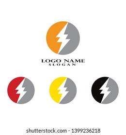 Vector - Vector lightning icon logo and symbols