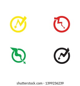 Vector - Vector lightning icon logo and symbols
