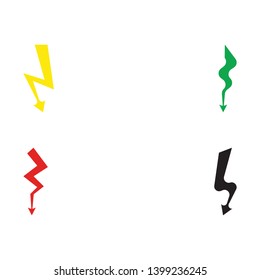Vector - Vector lightning icon logo and symbols