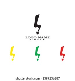 Vector - Vector lightning icon logo and symbols