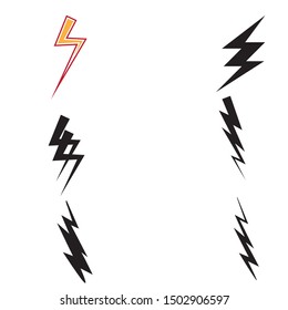 Vector - Vector lightning icon logo and symbols