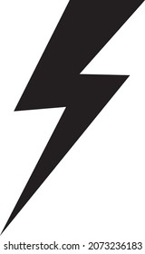Vektorblitzsymbol. Zeichendesign auf weißem Hintergrund.EPS