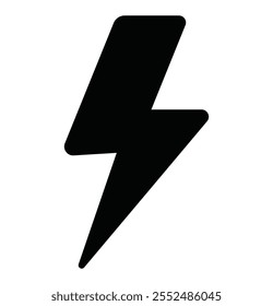 Vector Lightning Icon ,Sign or Symbol Vector icon