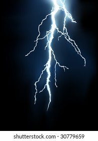 vector lightning illustration