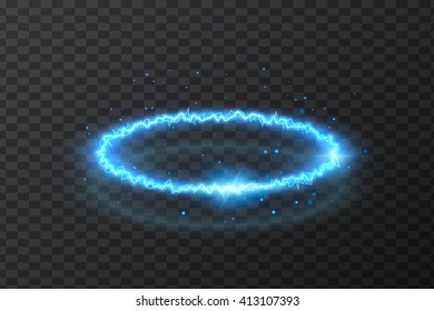 Vector lightning image, natural light, energy illustration, on a transparent background. Tool design element.