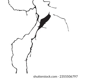 vector of lightning like texture