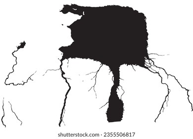 vector of lightning like texture