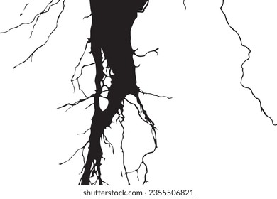 vector of lightning like texture