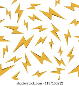 vector lightning seamless illustration