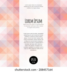Vector lights abstract background. For business blank, card, flyer, banner, invitation, advertisement, brochure, book cover design template with text block. Graphic layout complete. Geometry backdrop.