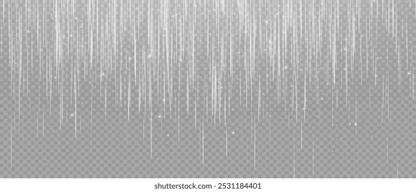 Vector lights on a transparent background. Christmas light PNG. Set of Christmas glowing garlands. For advertising invitations, web banners, postcards. Vector. Christmas decoration, LED lam