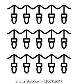  Vektorleuchten - Kontur des Symbols
