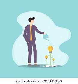 vector liiustration learning, Self learning .Self development, symbol.