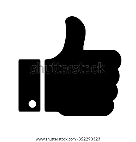 Download Vector Like Button Isolated On White 스톡 벡터(사용료 없음 ...