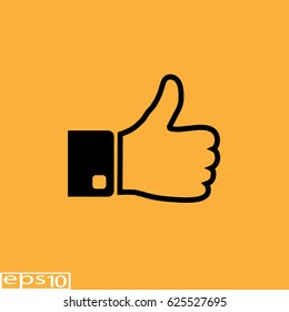 Vector Like icon, Like sign - vector illustration
