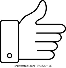 Vector Like Outline Icon Design
