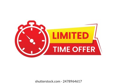 vector limited time offer high quality design
