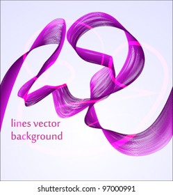 Vector line abstract