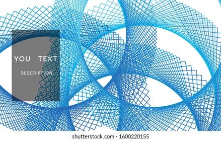 vector line abstract circle design