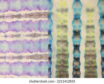 Vector Line Abstract Watercolor. Floral Dip Pattern. Blue Ethnic Ikat Pattern. Tie Dye Design Texture Multi Color Floral Water Patch. Grey Vector Dyed Watercolour Texture. Red Tie Dye Vector Print.