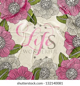 Vector line abstraction design against dark background