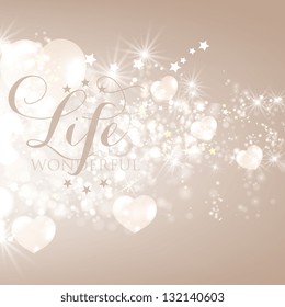 Vector line abstraction design against dark background