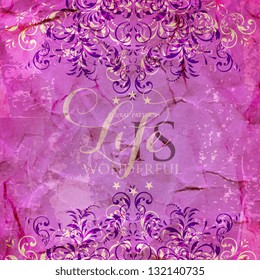 Vector line abstraction design against dark background