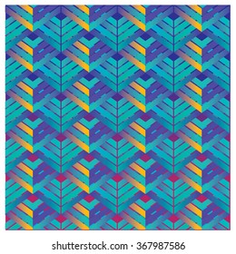 vector line and angular colorful pattern background