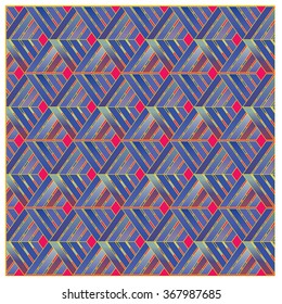 vector line and angular colorful pattern background