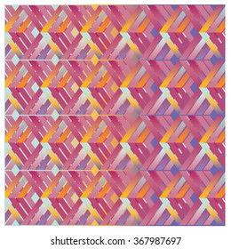 vector line and angular colorful pattern background