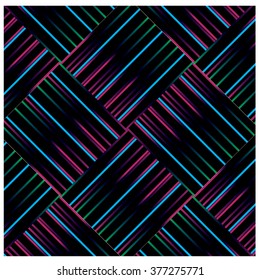 vector line and angular colorful pattern