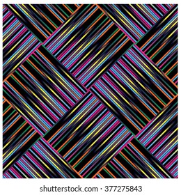 vector line and angular colorful pattern