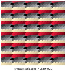 vector line and angular colorful pattern