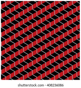 Vector line and angular metal pattern